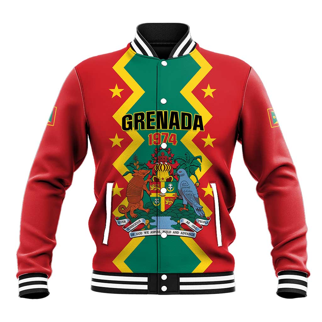 Personalized Grenada 1974 Baseball Jacket Proud To Be Grenadian