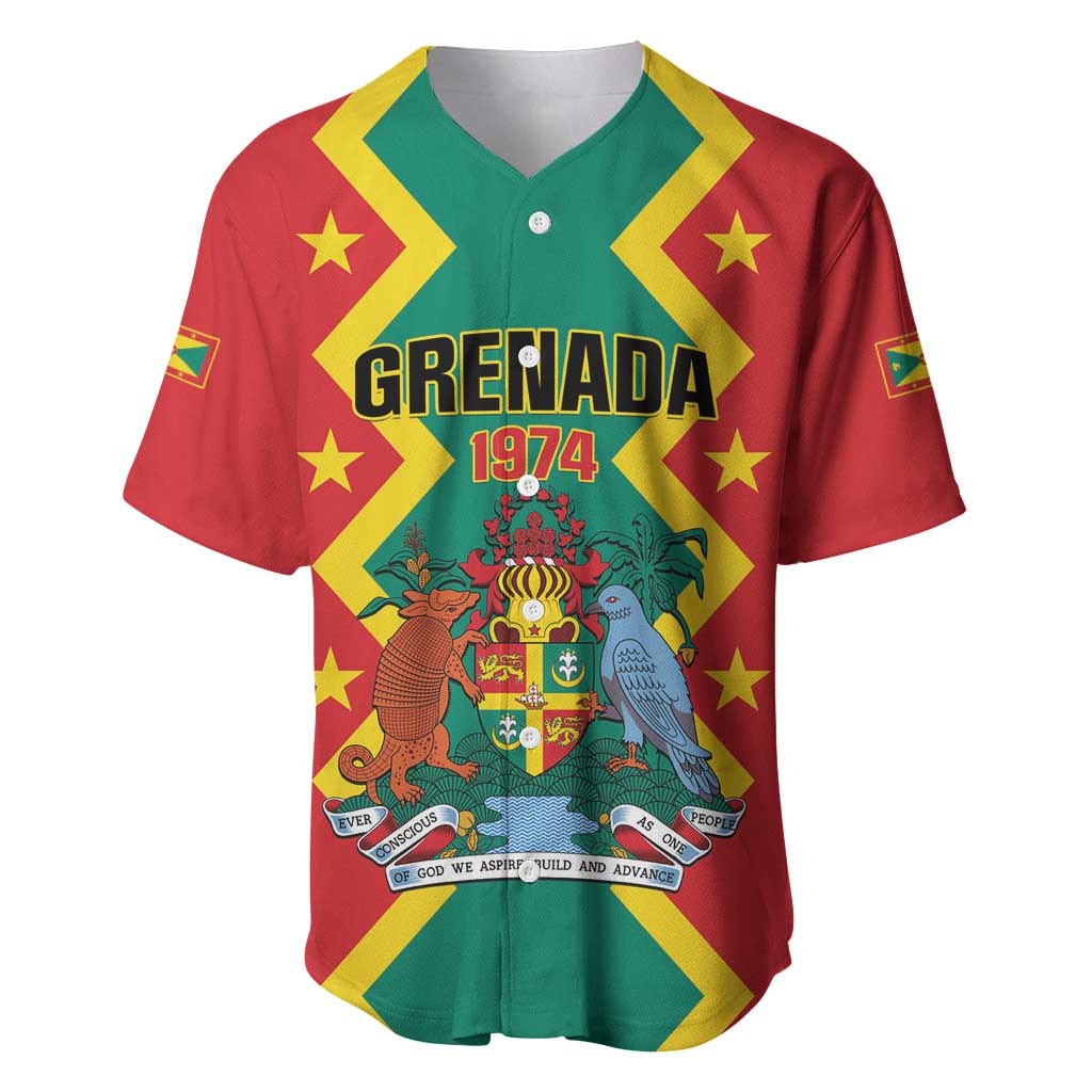 Personalized Grenada 1974 Baseball Jersey Proud To Be Grenadian