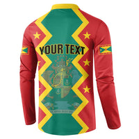 Personalized Grenada 1974 Button Sweatshirt Proud To Be Grenadian