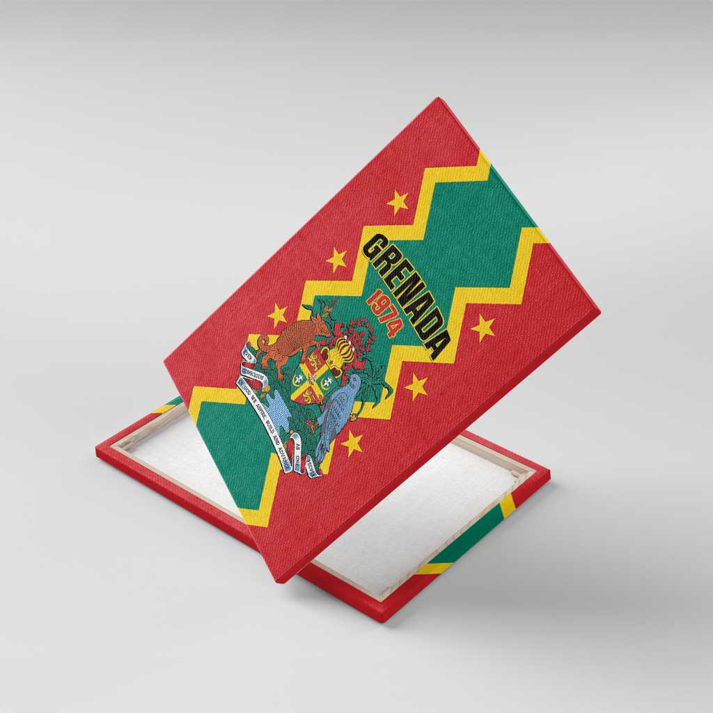 Grenada 1974 Canvas Wall Art Proud To Be Grenadian