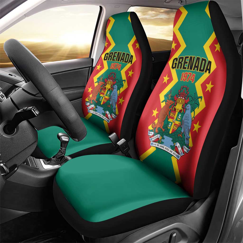Grenada 1974 Car Seat Cover Proud To Be Grenadian