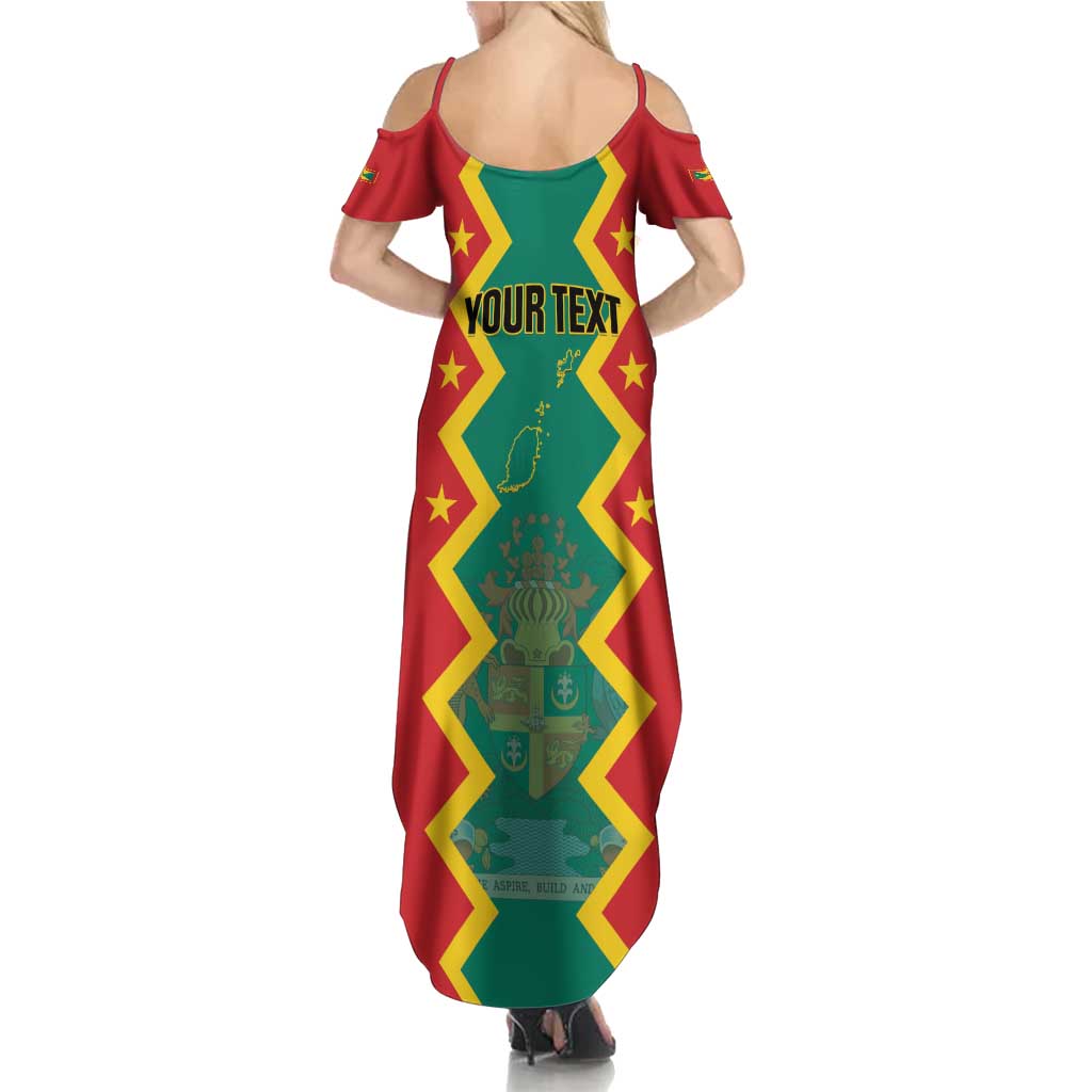 Personalized Grenada 1974 Family Matching Summer Maxi Dress and Hawaiian Shirt Proud To Be Grenadian