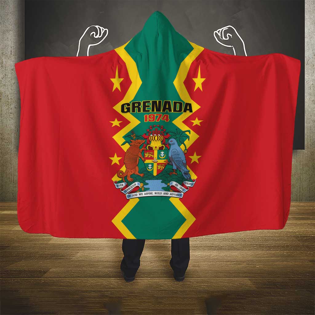 Grenada 1974 Hooded Blanket Proud To Be Grenadian