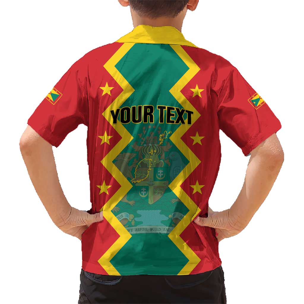 Personalized Grenada 1974 Kid Hawaiian Shirt Proud To Be Grenadian