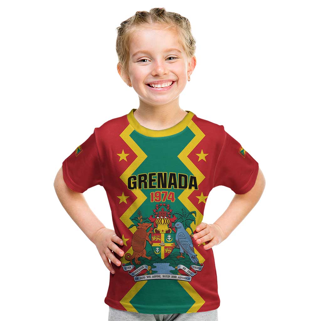 Personalized Grenada 1974 Kid T Shirt Proud To Be Grenadian