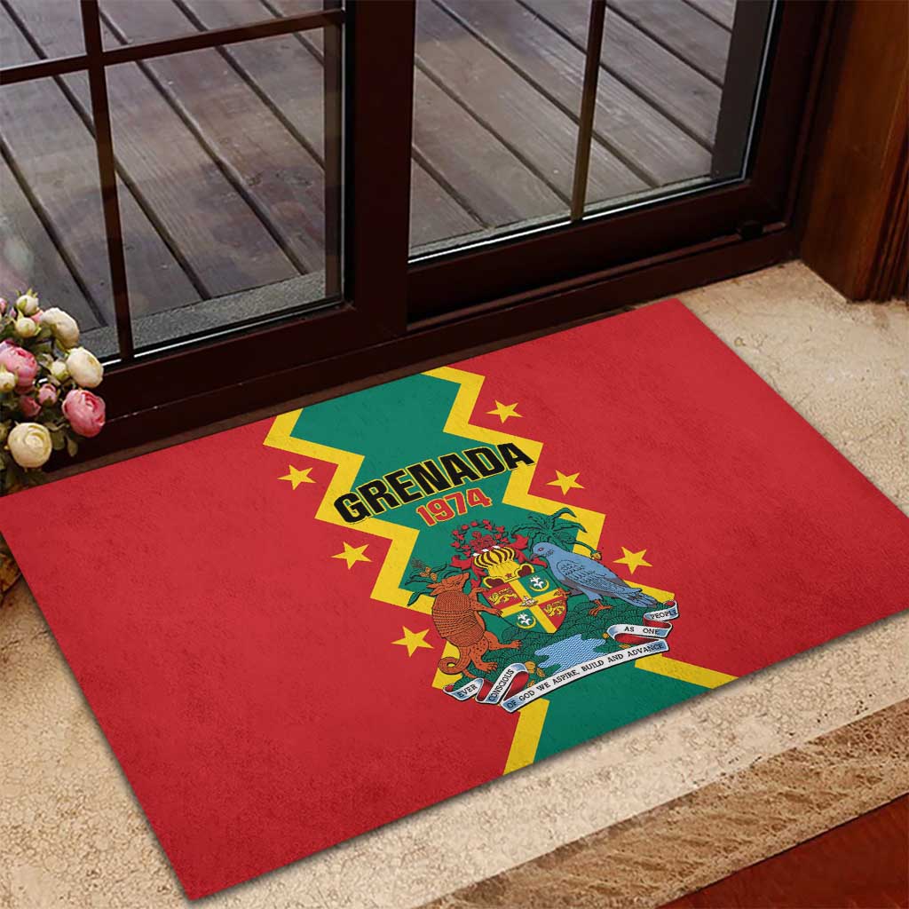 Grenada 1974 Rubber Doormat Proud To Be Grenadian