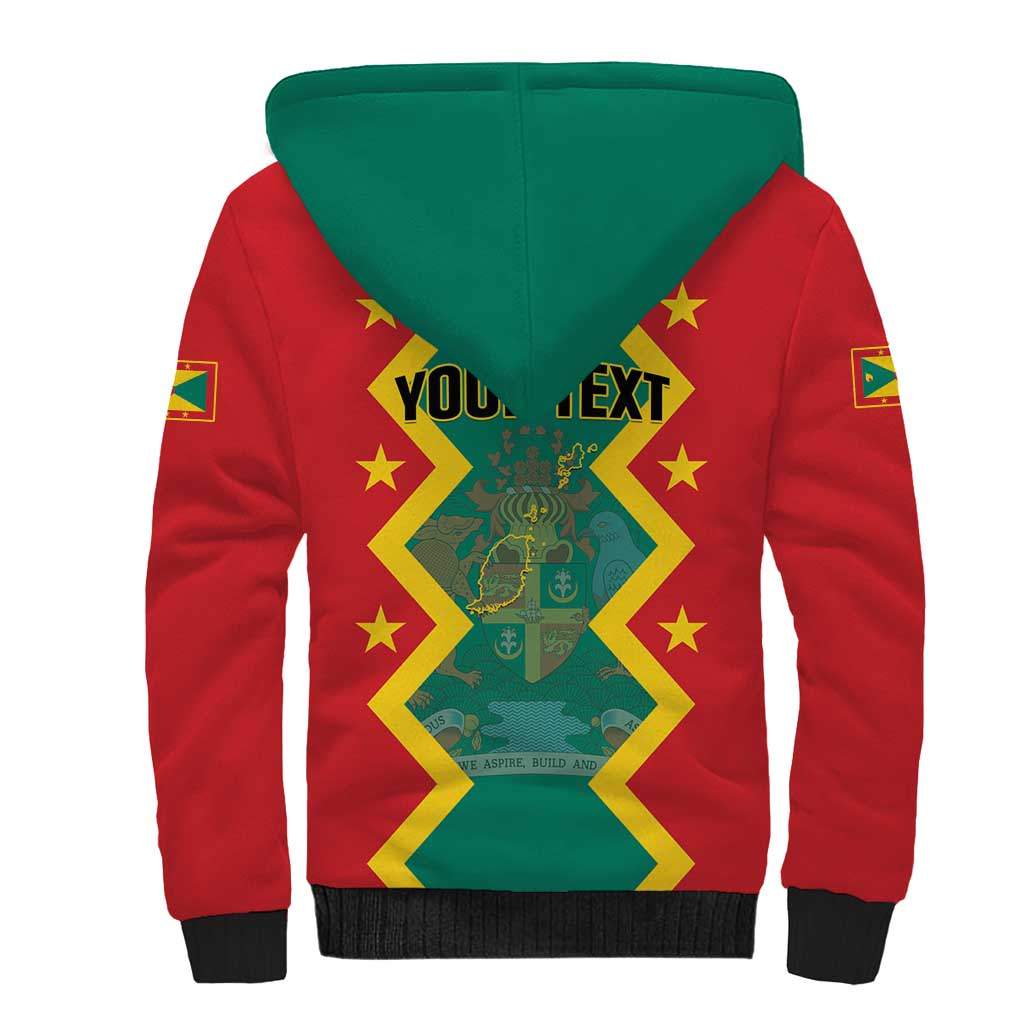 Personalized Grenada 1974 Sherpa Hoodie Proud To Be Grenadian