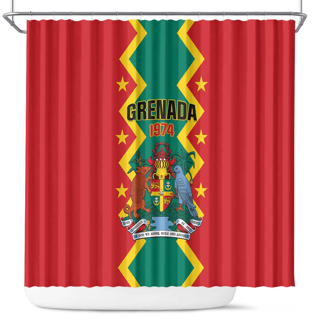 Grenada 1974 Shower Curtain Proud To Be Grenadian