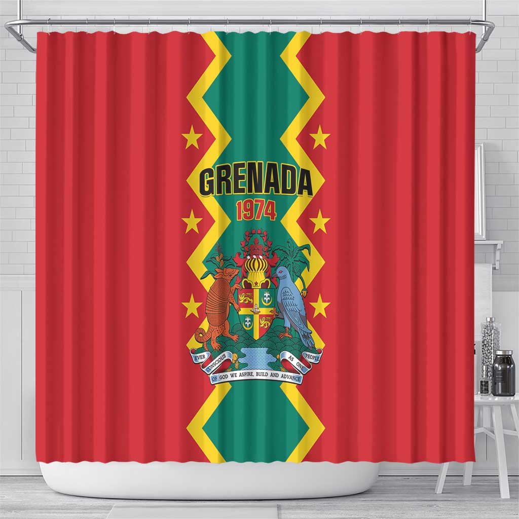 Grenada 1974 Shower Curtain Proud To Be Grenadian