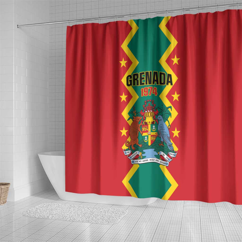 Grenada 1974 Shower Curtain Proud To Be Grenadian