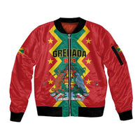Personalized Grenada 1974 Sleeve Zip Bomber Jacket Proud To Be Grenadian