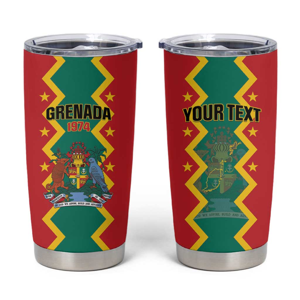 Personalized Grenada 1974 Tumbler Cup Proud To Be Grenadian