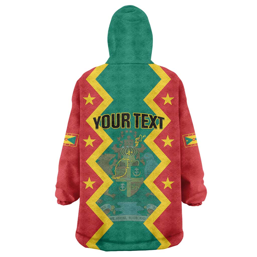 Personalized Grenada 1974 Wearable Blanket Hoodie Proud To Be Grenadian