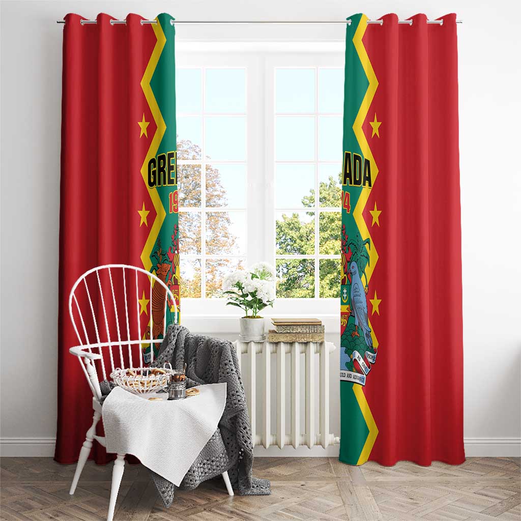 Grenada 1974 Window Curtain Proud To Be Grenadian