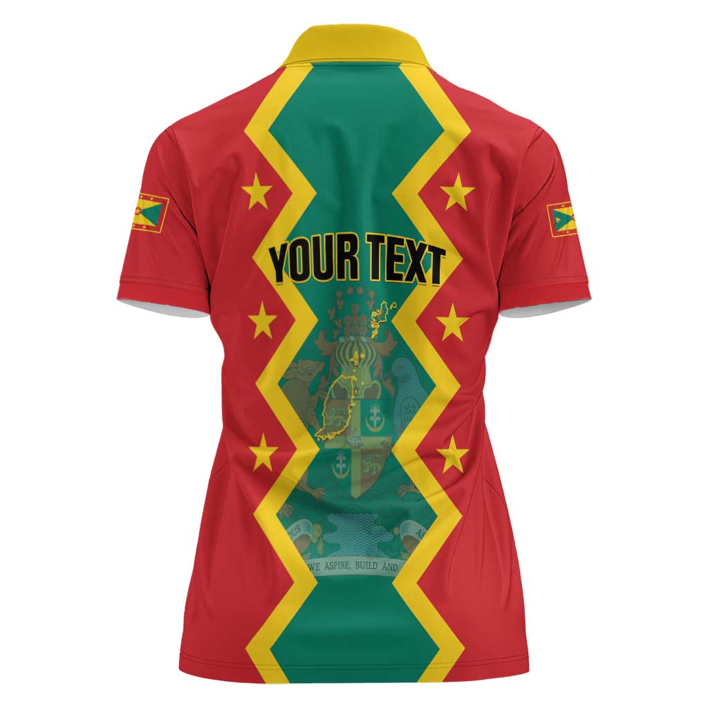 Personalized Grenada 1974 Women Polo Shirt Proud To Be Grenadian