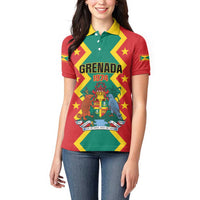 Personalized Grenada 1974 Women Polo Shirt Proud To Be Grenadian