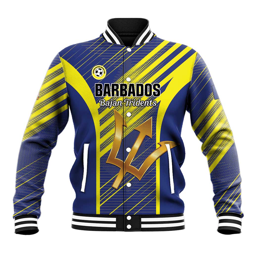 Custom Barbados Football Baseball Jacket Go Champions Bajan Tridents