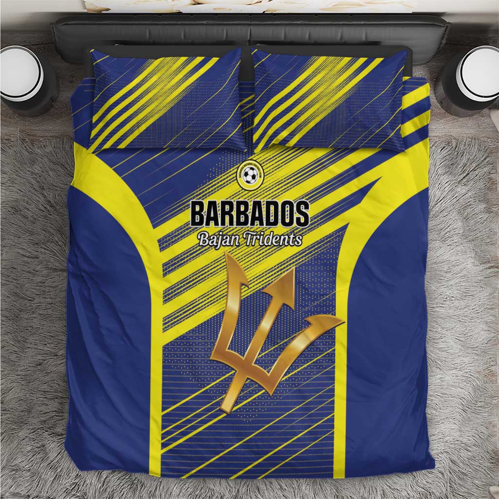 Barbados Football Bedding Set Go Champions Bajan Tridents