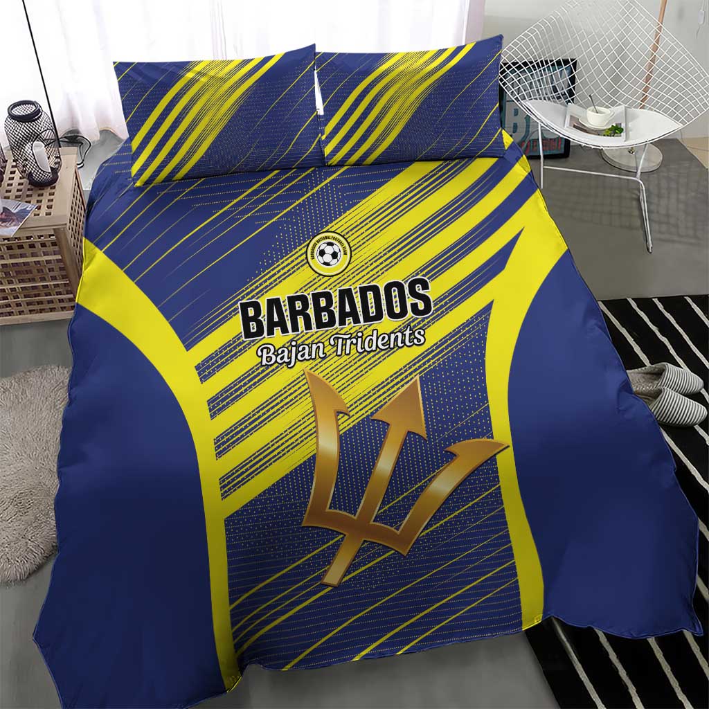 Barbados Football Bedding Set Go Champions Bajan Tridents