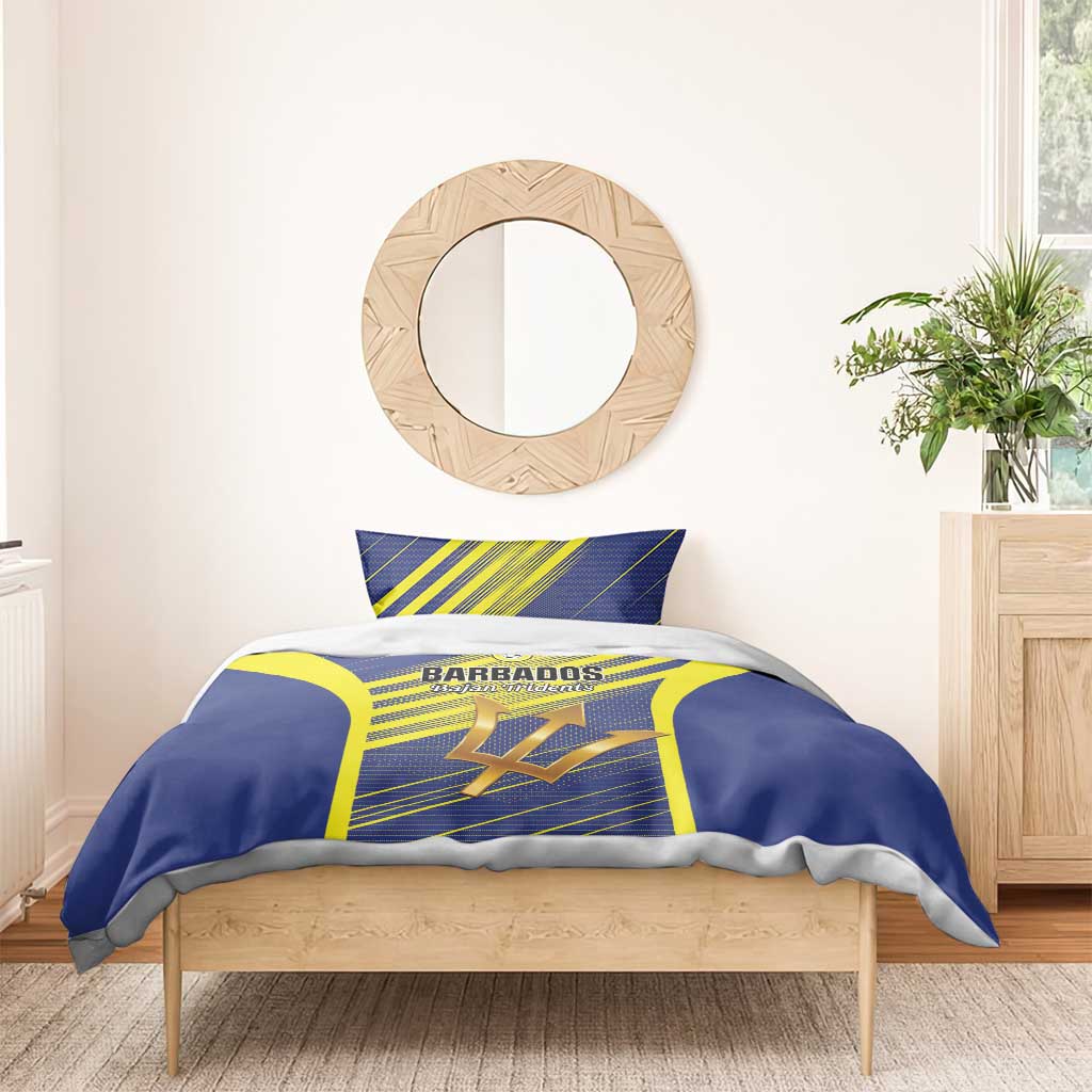 Barbados Football Bedding Set Go Champions Bajan Tridents