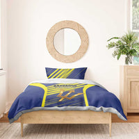 Barbados Football Bedding Set Go Champions Bajan Tridents