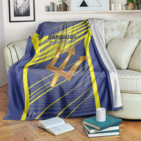 Barbados Football Blanket Go Champions Bajan Tridents