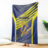 Barbados Football Blanket Go Champions Bajan Tridents