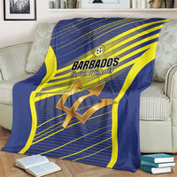 Barbados Football Blanket Go Champions Bajan Tridents