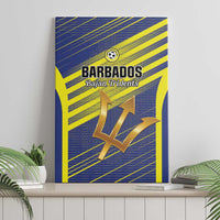 Barbados Football Canvas Wall Art Go Champions Bajan Tridents