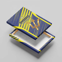Barbados Football Canvas Wall Art Go Champions Bajan Tridents