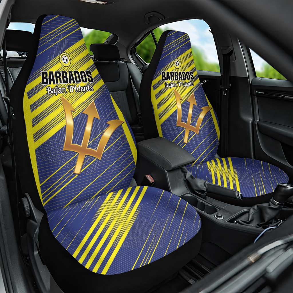 Barbados Football Car Seat Cover Go Champions Bajan Tridents