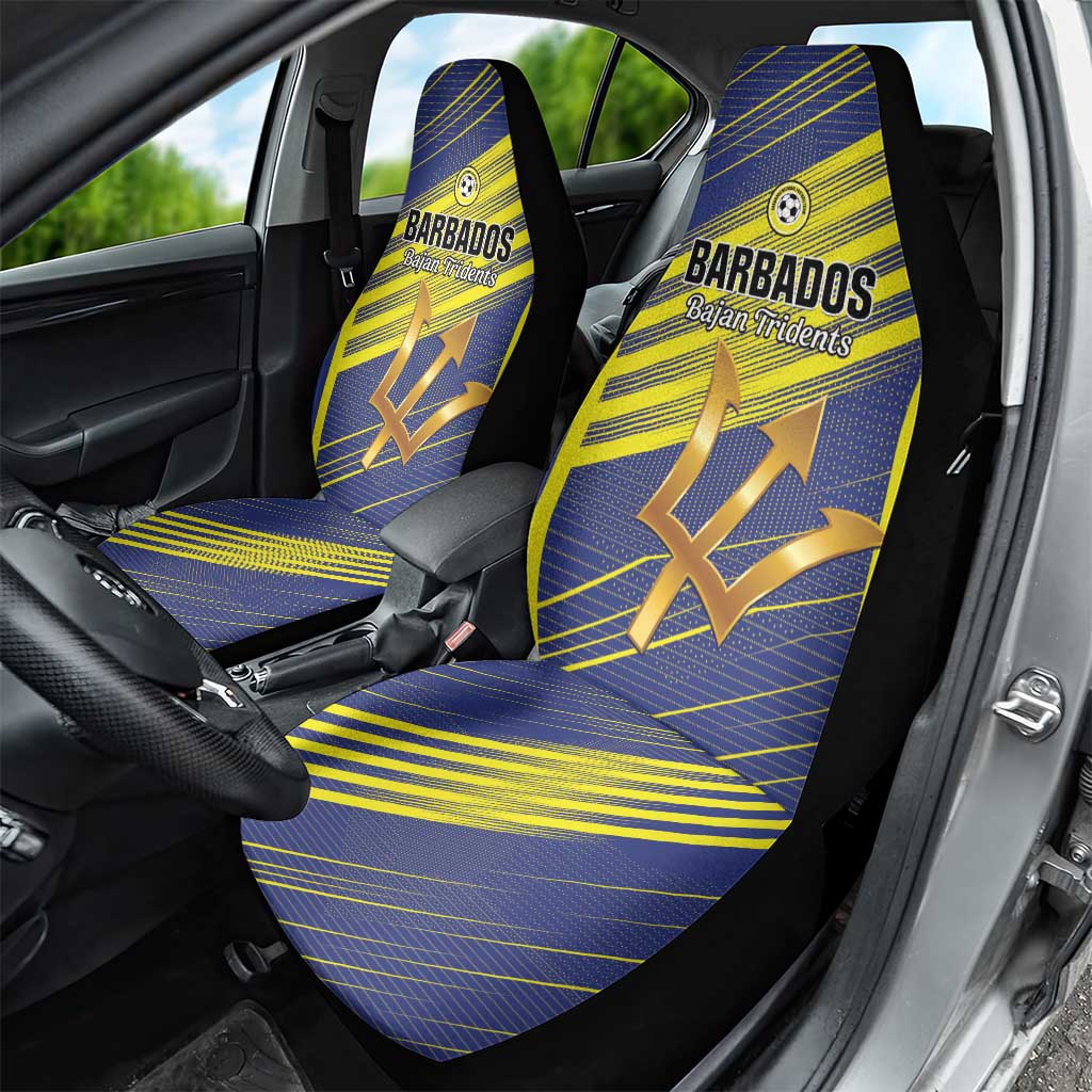 Barbados Football Car Seat Cover Go Champions Bajan Tridents