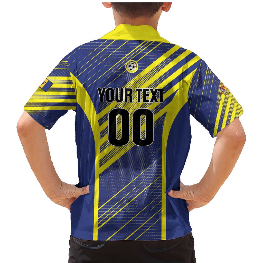 Custom Barbados Football Family Matching Mermaid Dress and Hawaiian Shirt Go Champions Bajan Tridents