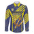 Custom Barbados Football Family Matching Mermaid Dress and Hawaiian Shirt Go Champions Bajan Tridents