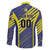 Custom Barbados Football Family Matching Mermaid Dress and Hawaiian Shirt Go Champions Bajan Tridents