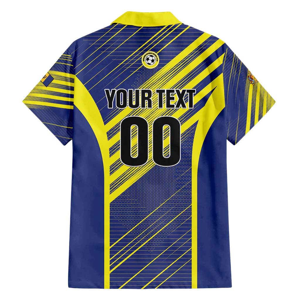 Custom Barbados Football Family Matching Puletasi and Hawaiian Shirt Go Champions Bajan Tridents