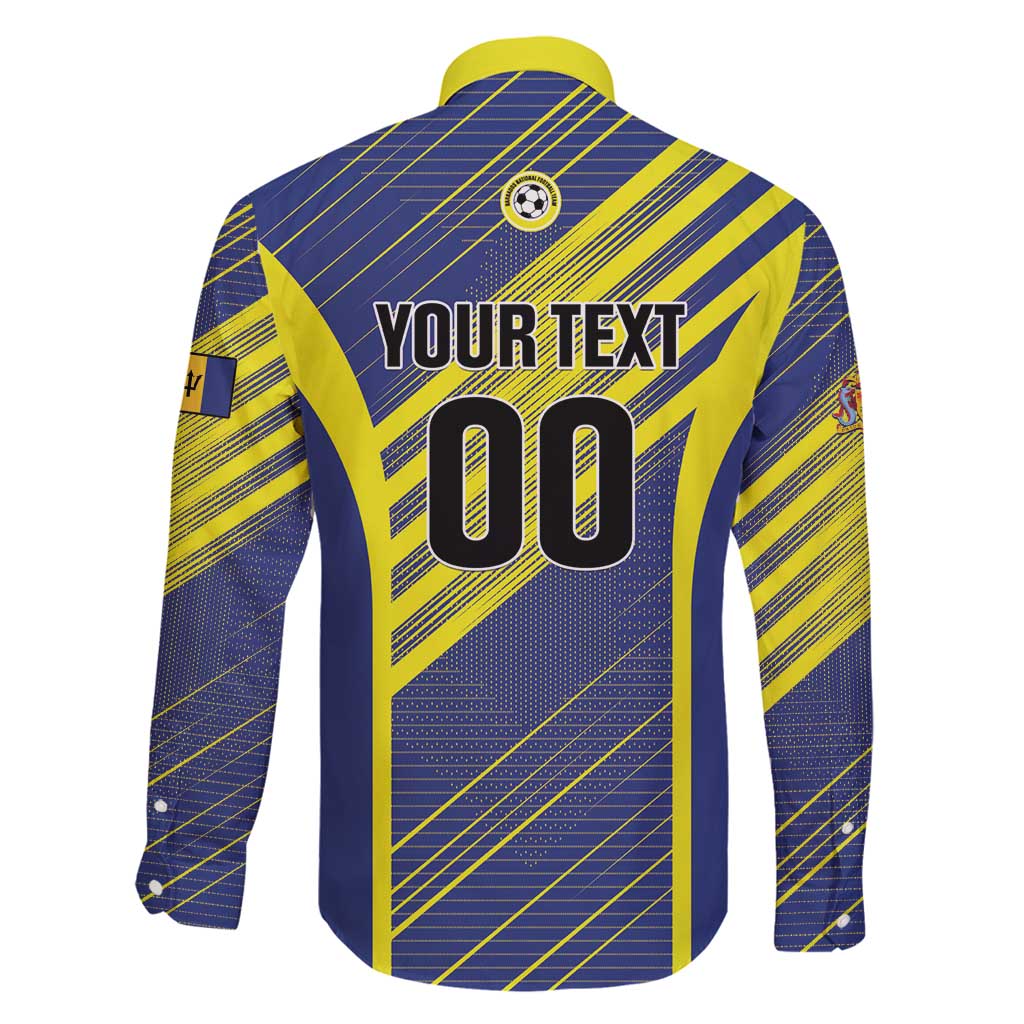 Custom Barbados Football Family Matching Puletasi and Hawaiian Shirt Go Champions Bajan Tridents