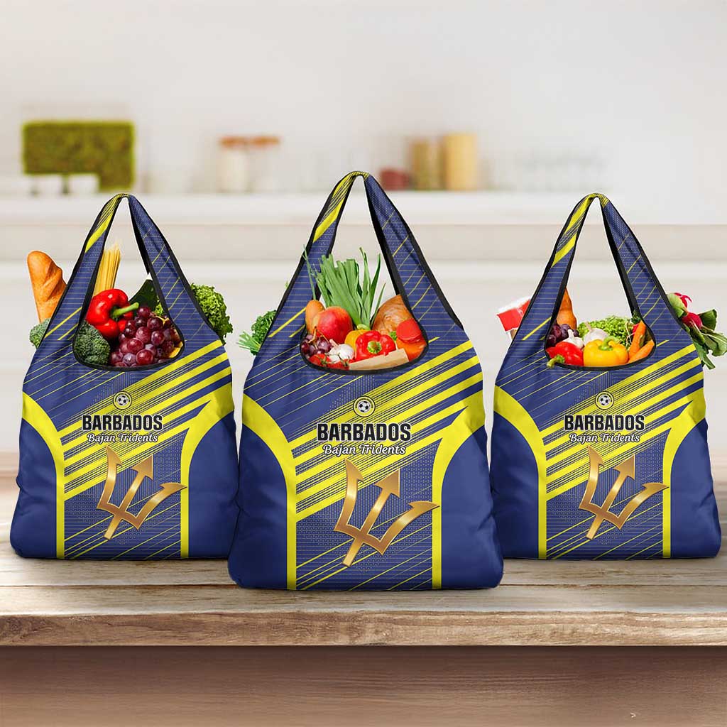 Barbados Football Grocery Bag Go Champions Bajan Tridents
