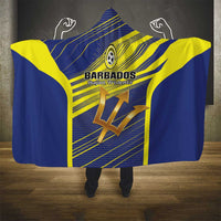 Barbados Football Hooded Blanket Go Champions Bajan Tridents