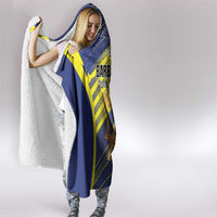 Barbados Football Hooded Blanket Go Champions Bajan Tridents