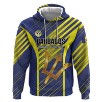 Custom Barbados Football Hoodie Go Champions Bajan Tridents