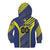 Custom Barbados Football Kid Hoodie Go Champions Bajan Tridents