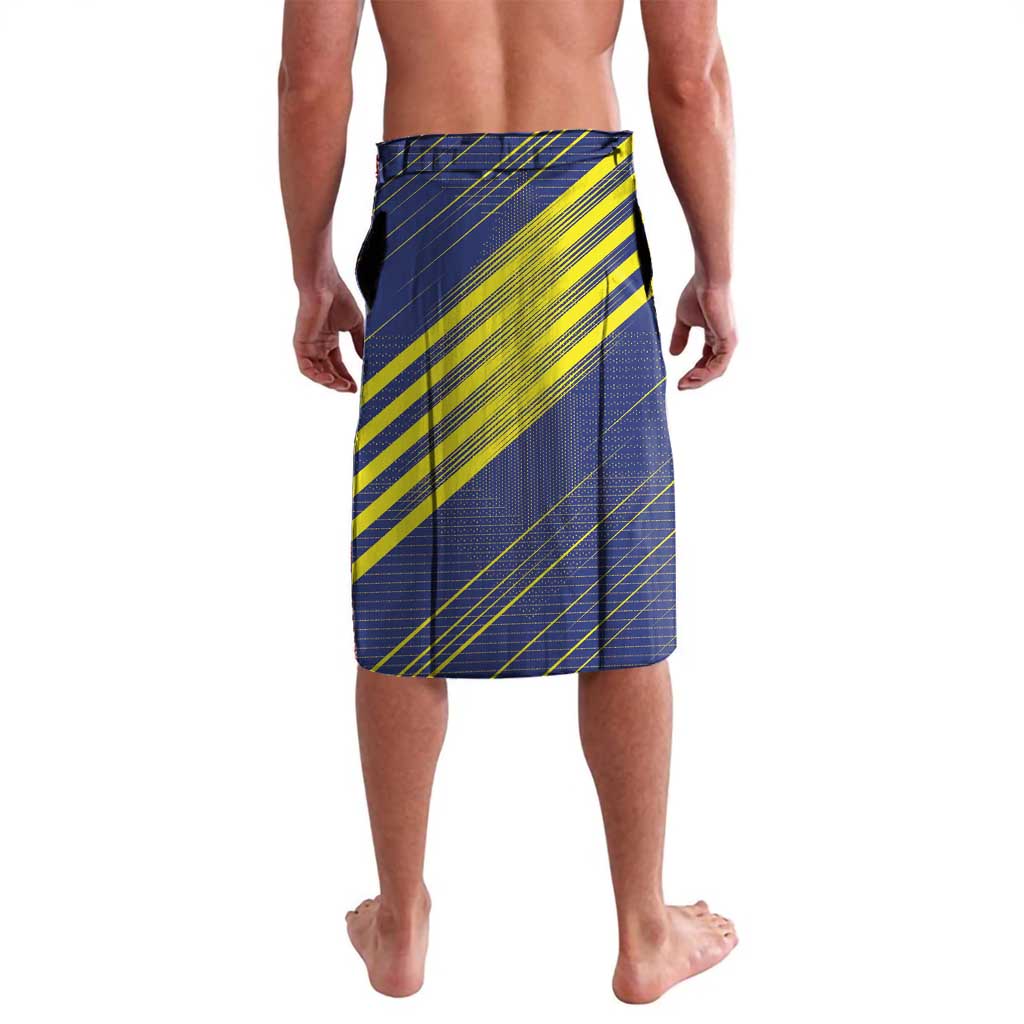 Custom Barbados Football Lavalava Go Champions Bajan Tridents