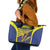 Barbados Football Leather Tote Bag Go Champions Bajan Tridents