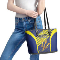 Barbados Football Leather Tote Bag Go Champions Bajan Tridents