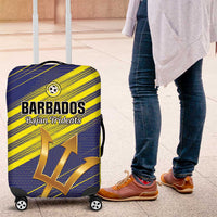 Barbados Football Luggage Cover Go Champions Bajan Tridents