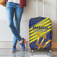 Barbados Football Luggage Cover Go Champions Bajan Tridents