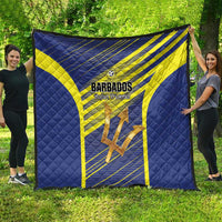 Barbados Football Quilt Go Champions Bajan Tridents