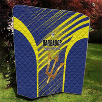 Barbados Football Quilt Go Champions Bajan Tridents