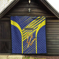 Barbados Football Quilt Go Champions Bajan Tridents